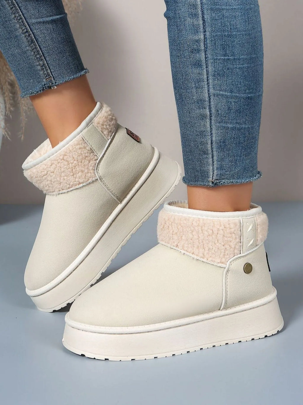 Platform Sherpa Lined Winter Boots