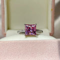 2 Carat 925 Sterling Silver Moissanite Ring