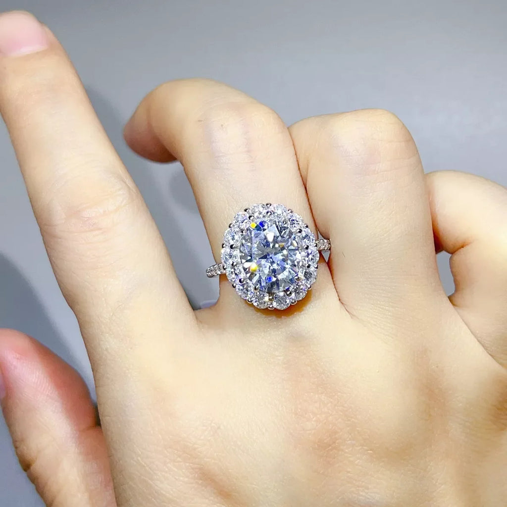 5 Carat Moissanite 925 Sterling Silver Ring
