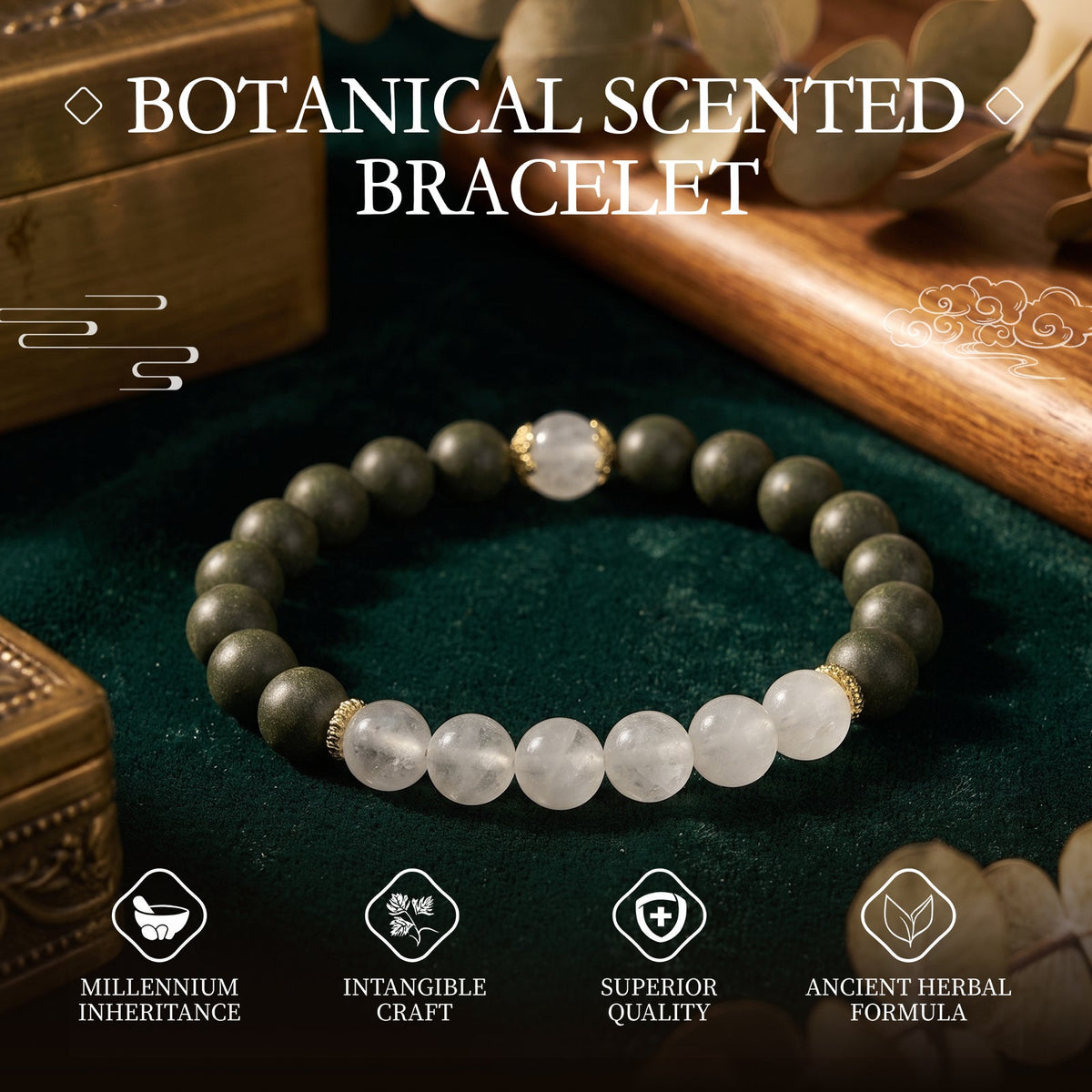 Versatile And Minimalist Chinese Herbal Bracelet