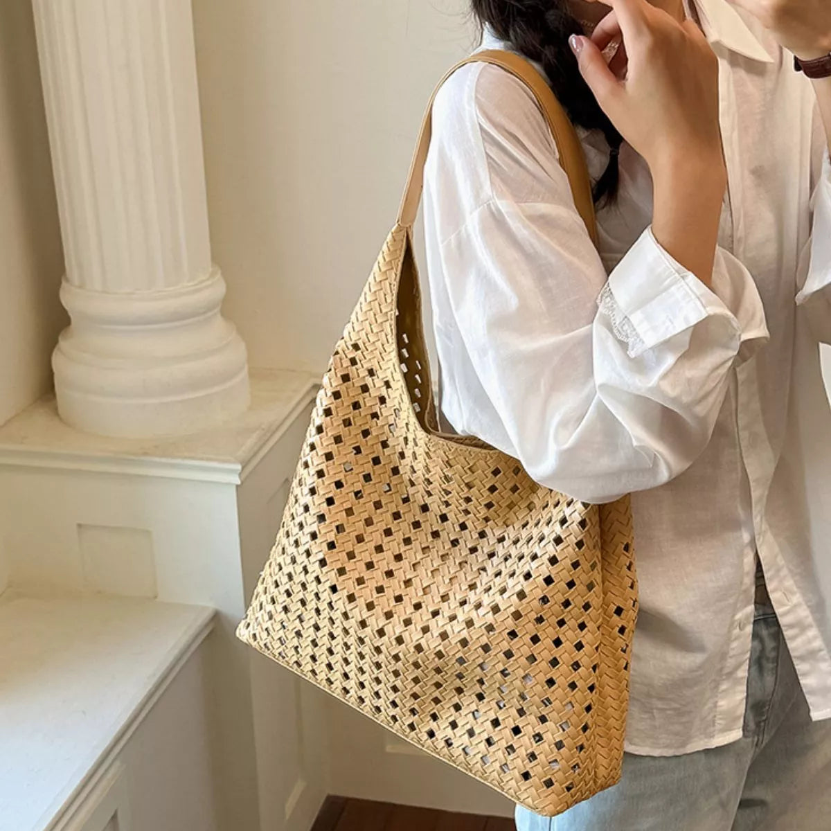 Cutout Shoulder Bag