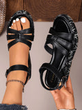Open Toe Wedge Sandals