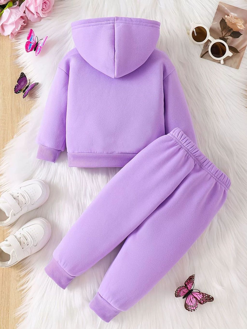 Children's Cat Long Sleeve Hoodie & Pants Set