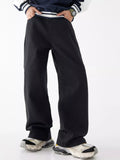 Men's Wide Leg Jeans with Pockets
