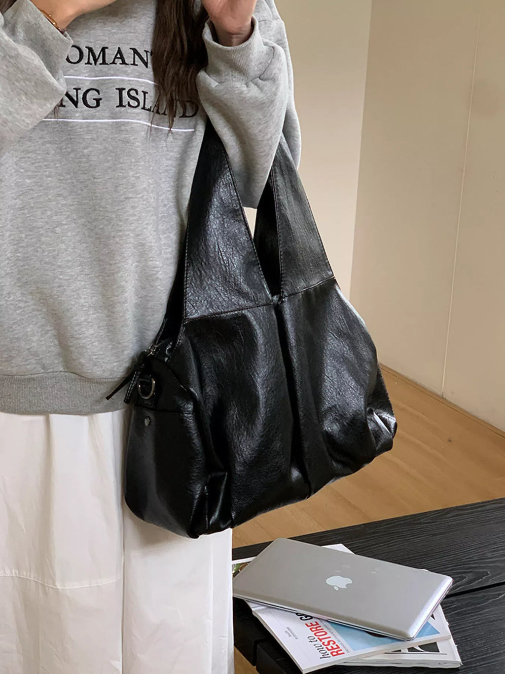 PU Leather Tote Bag