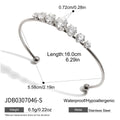 Silver Zircon Bangle Collection