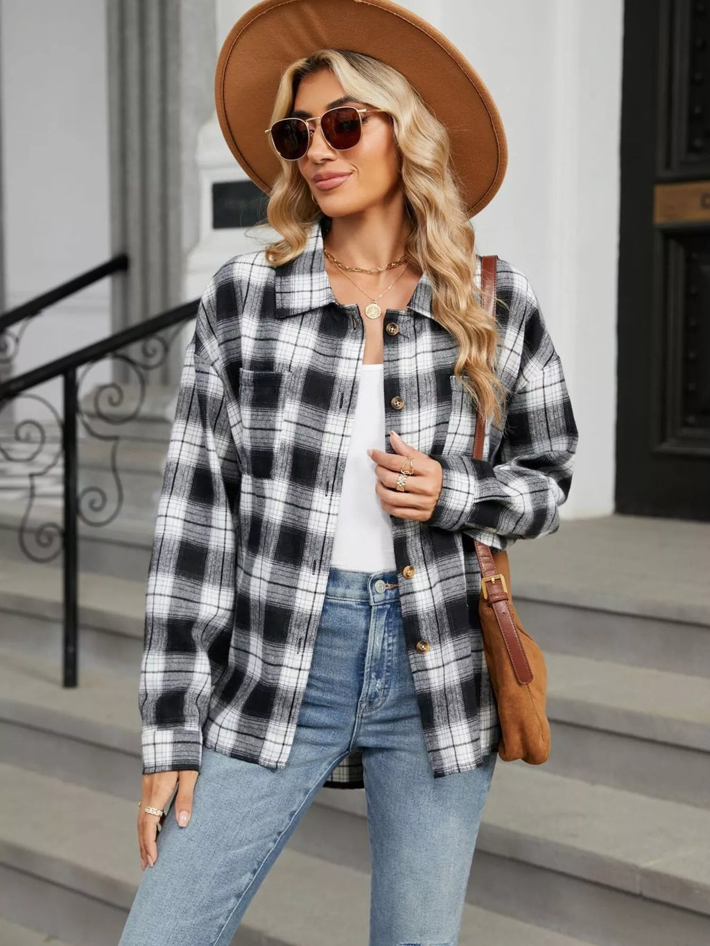 Plaid Button Up Shirt
