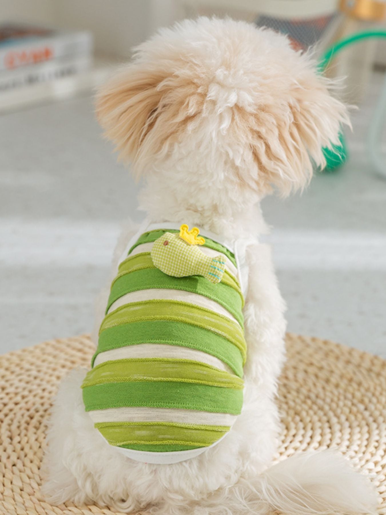Striped Breathable Pet Top
