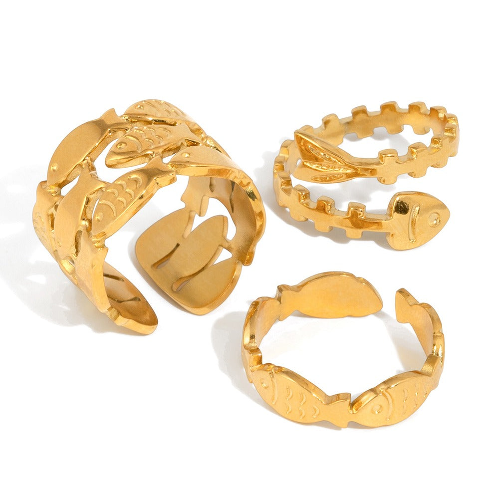Fish Ring Collection