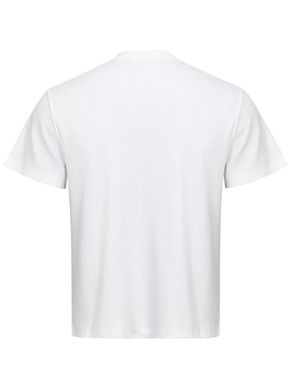 Men's Henley T-Shirt with Button Detail