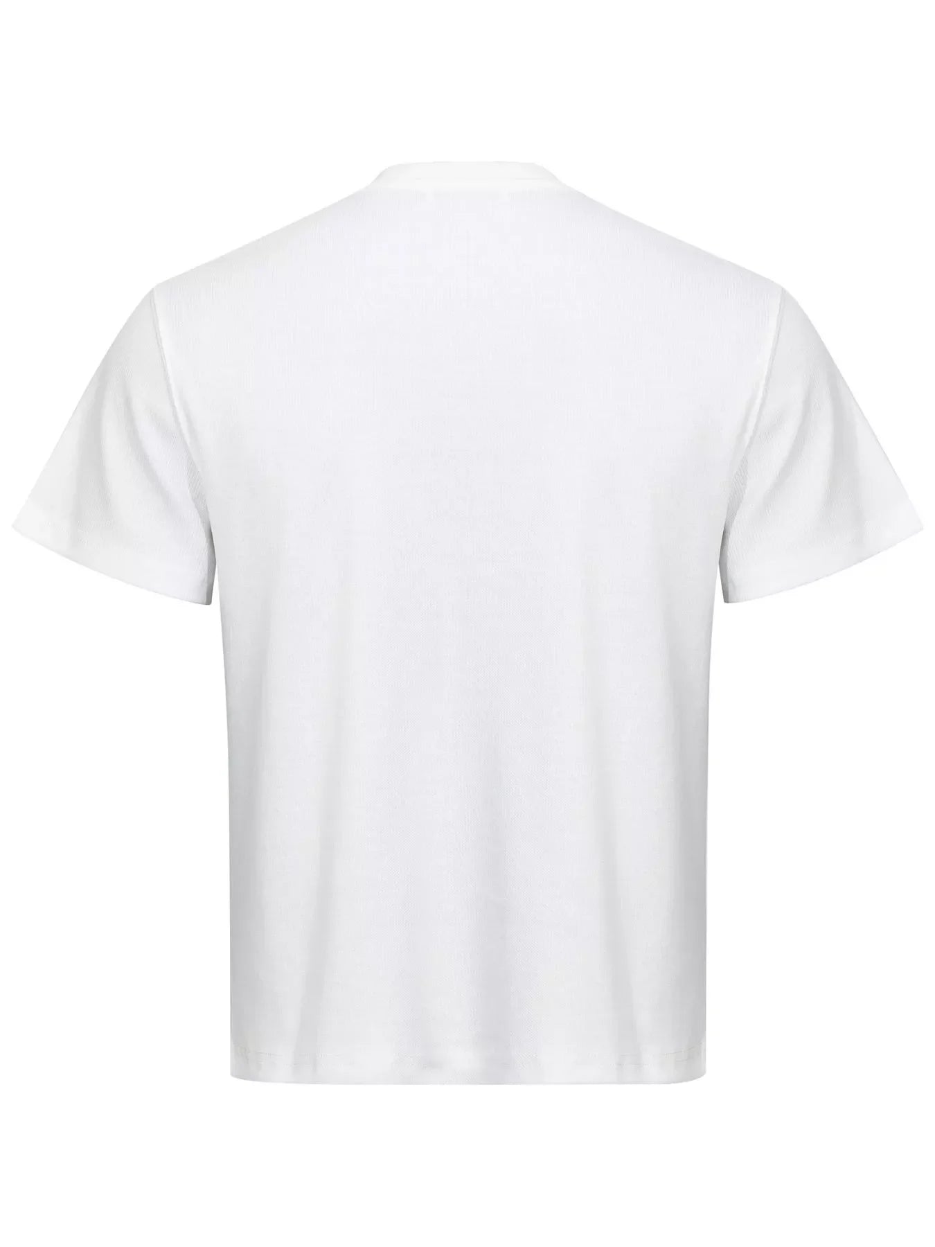 Men's Henley T-Shirt with Button Detail