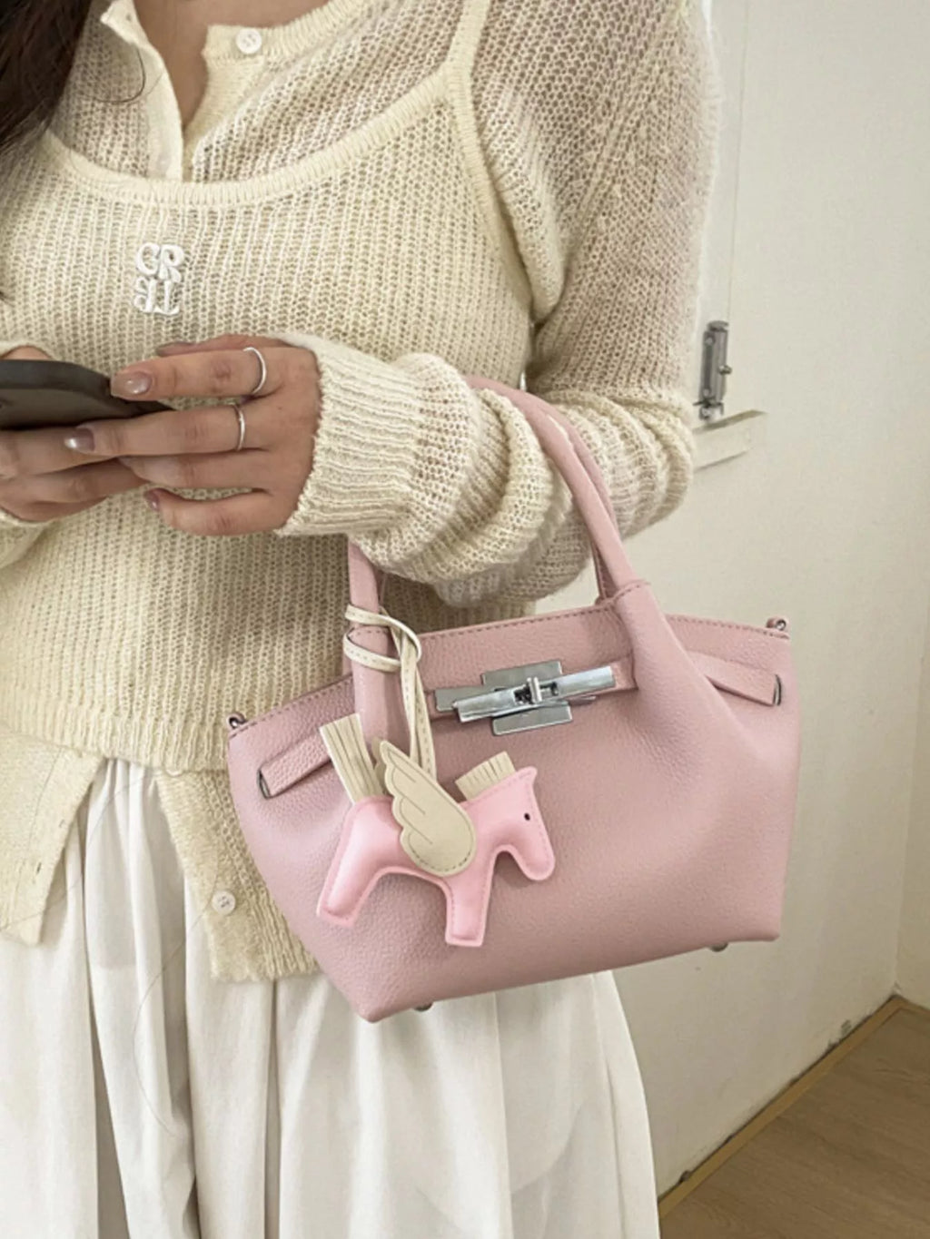 Top Handle Crossbody Bag