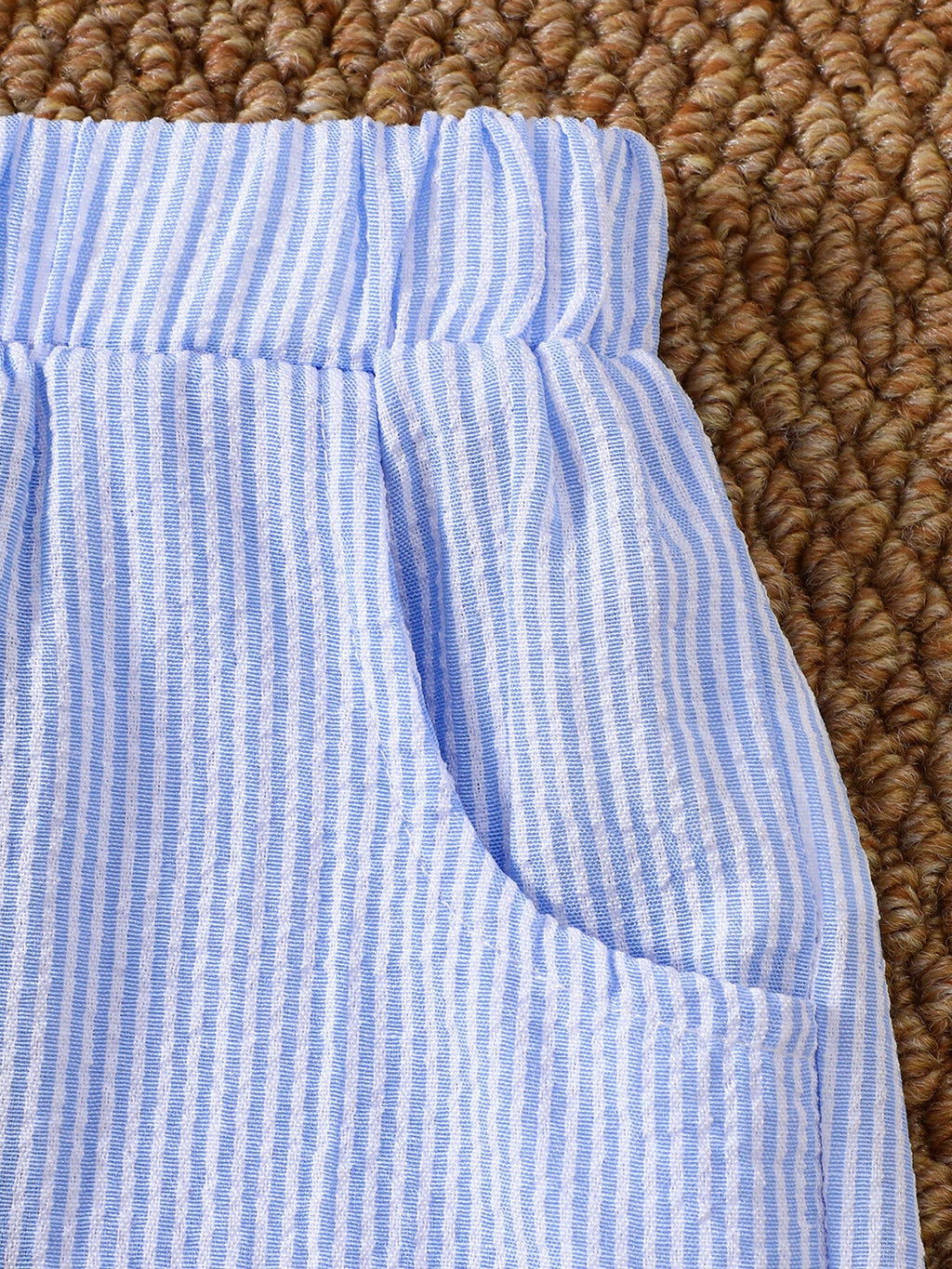 Children's Sailboat Tee and Striped Shorts Set