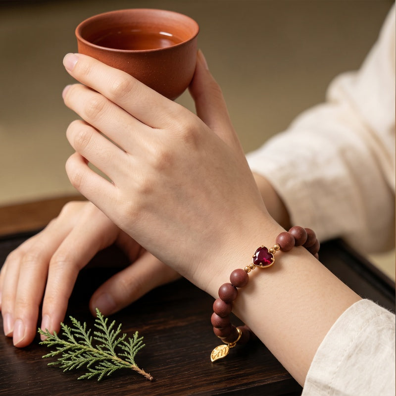 Versatile And Minimalist Chinese Herbal Bracelet
