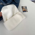 Warm Knitted Cuffed Beanie Hat