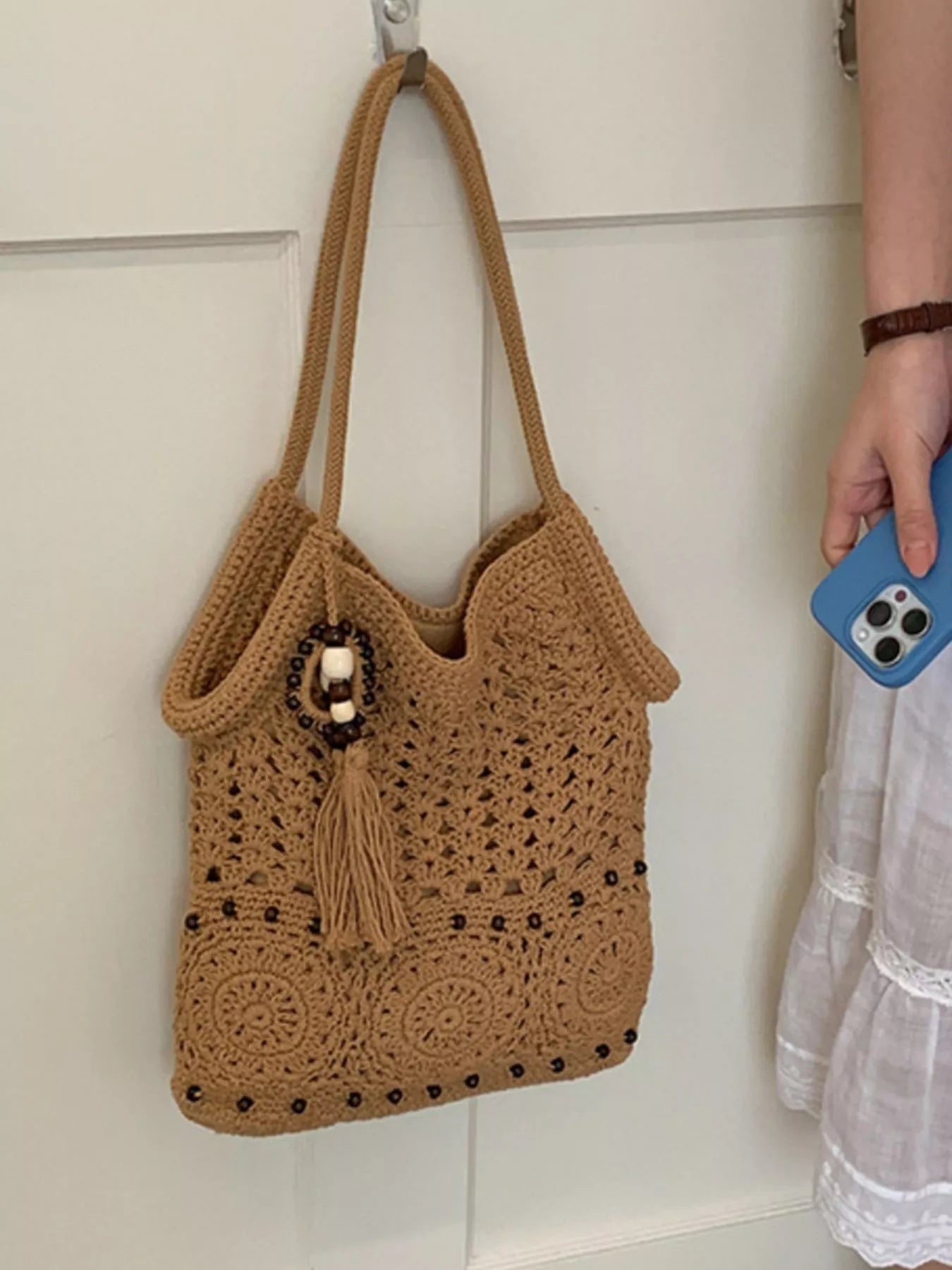 Crochet Knit Shoulder Bag