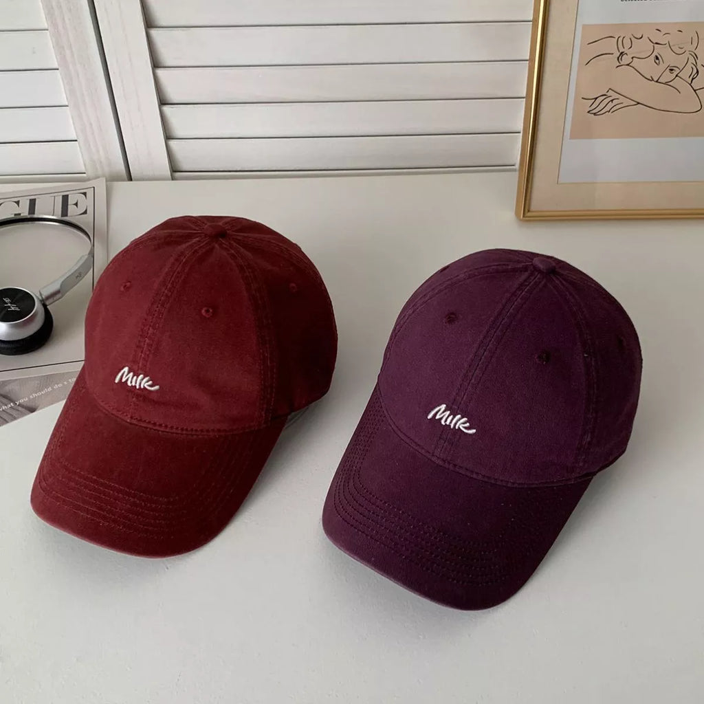 Embroidered Letter Baseball Cap