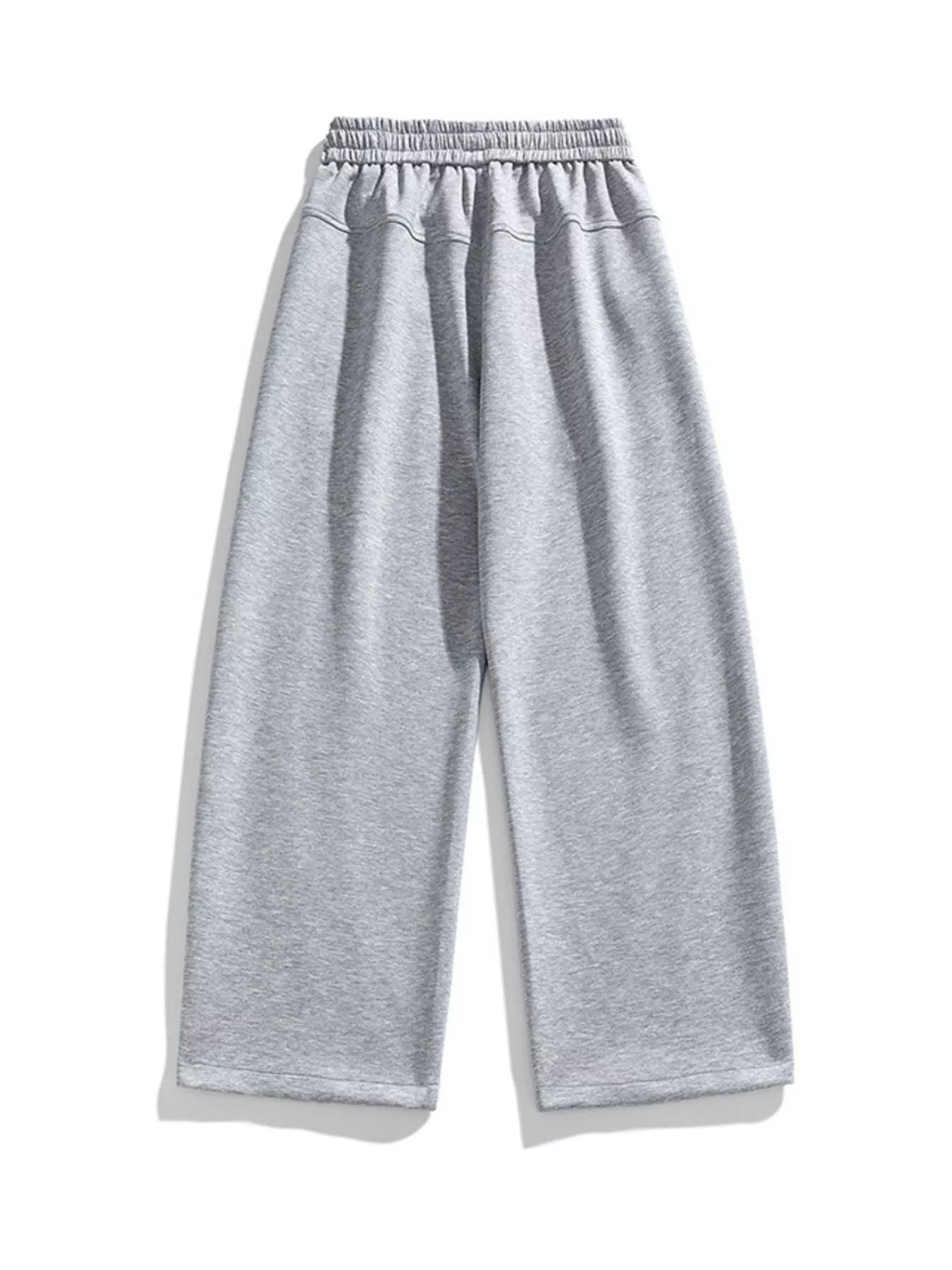 Men's Plus Size Loose Fit Wide Leg Casual Pants
