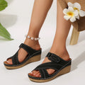 Open Toe Wedge Sandals