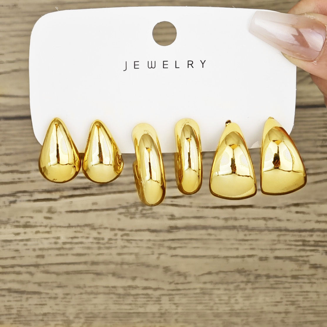 Women's Simple Creative Personality C- Shaped Earrings