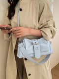 Buckle Detail Crossbody Bag