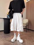 Men's Wide-Leg Cargo Cropped Pants