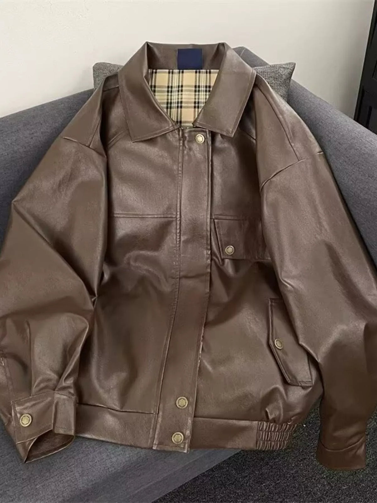 Men's Reversible Zip Up Jacket