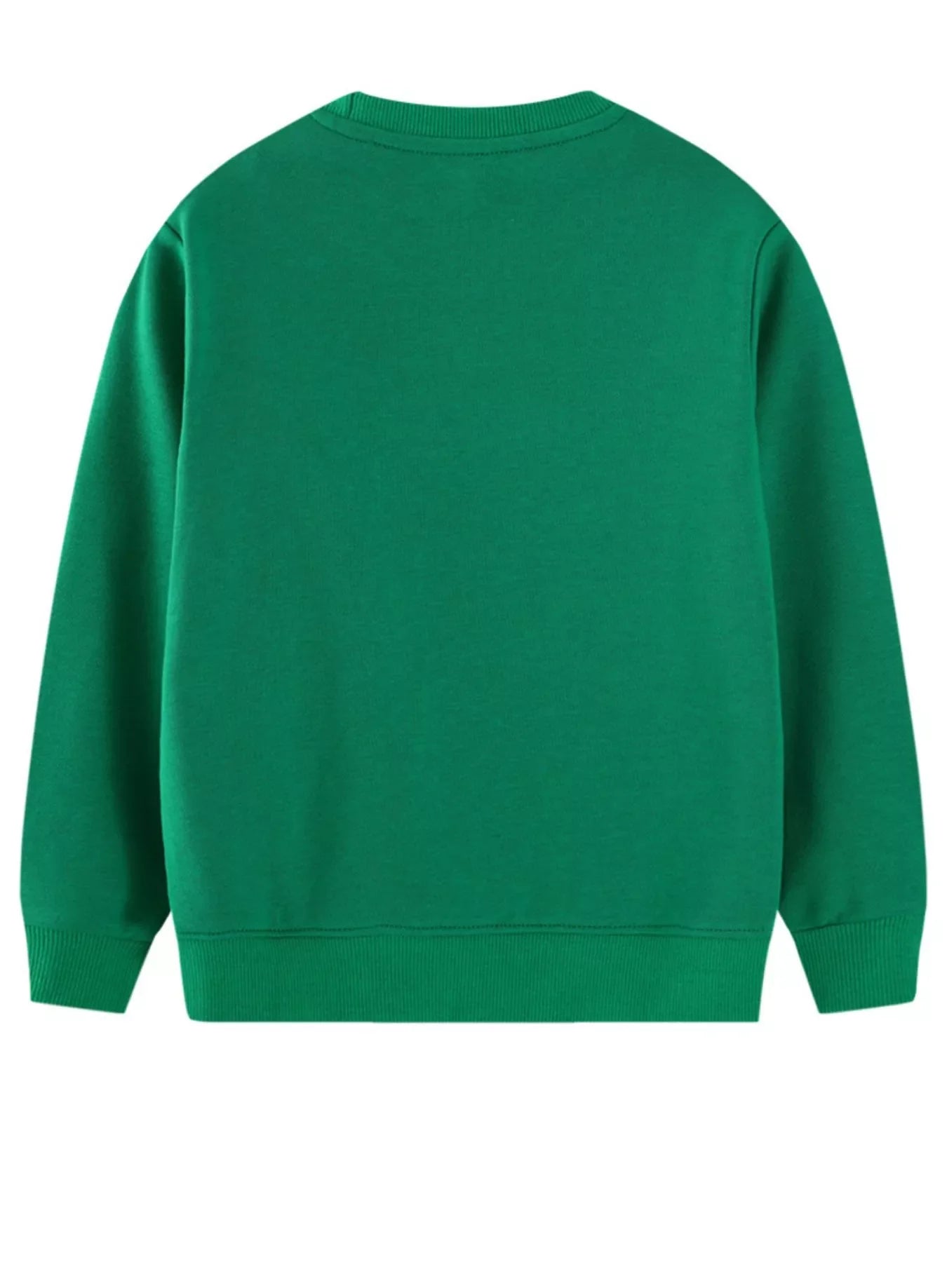 Children's Cartoon Vehicle Crew Neck Sweatshirt