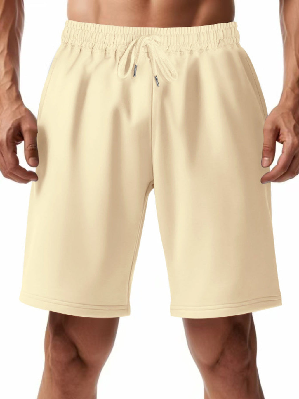 Men's Full Size Casual Drawstring Shorts Plus Size