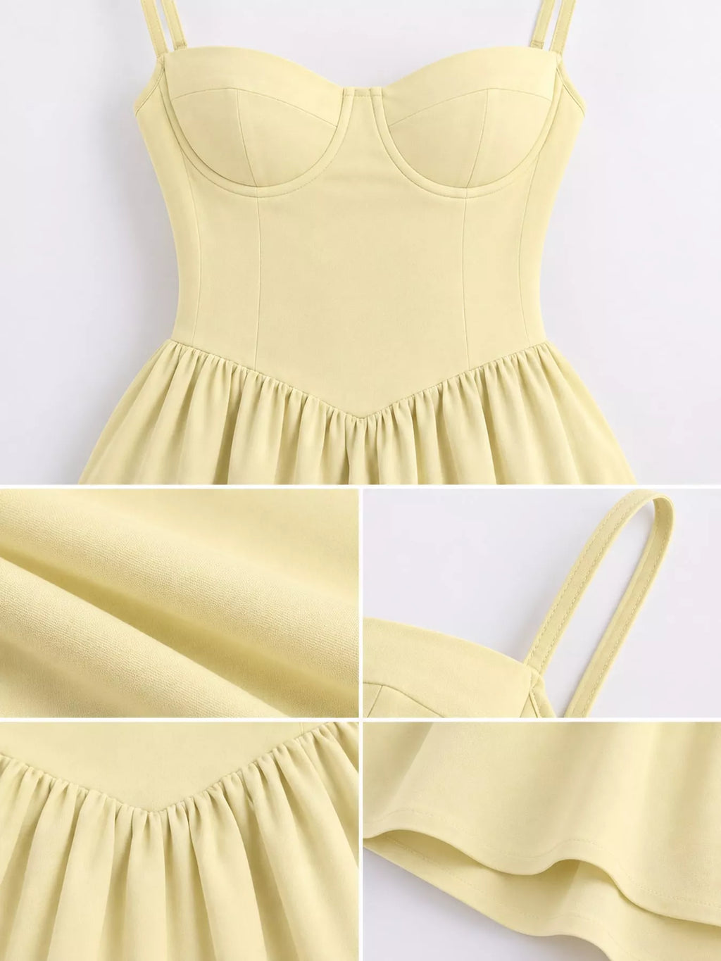 Sweetheart Neck Midi Cami Dress