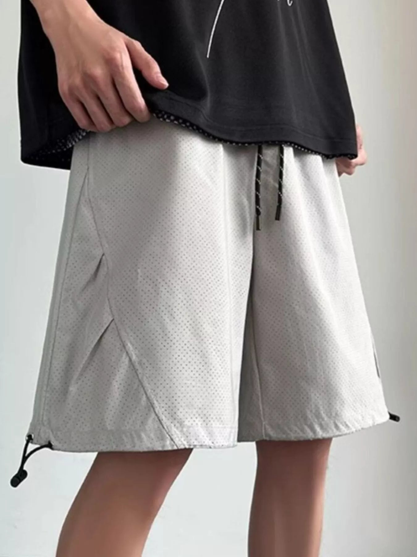 Men's Plus Size Drawstring Loose Fit Shorts