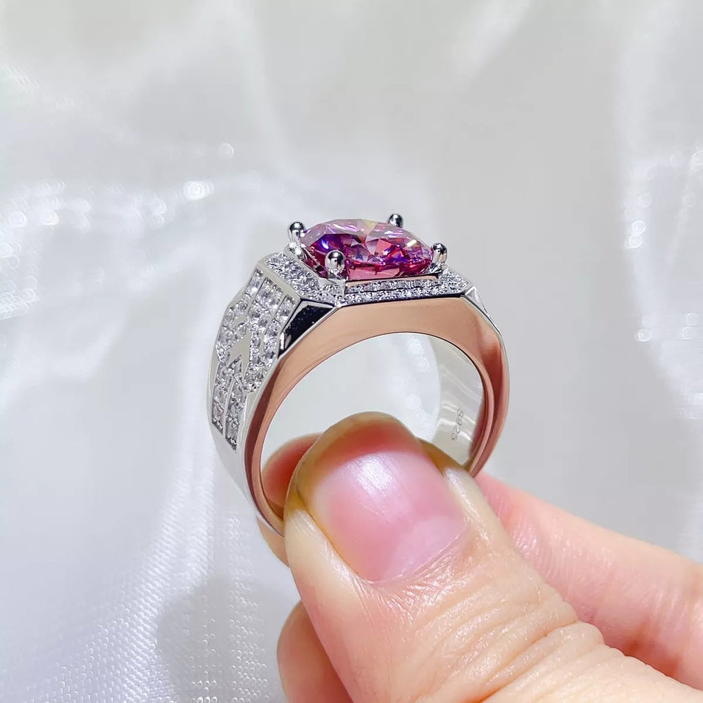 5 Carat 925 Sterling Silver Moissanite Ring
