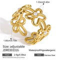 Zircon Flower Ring Collection