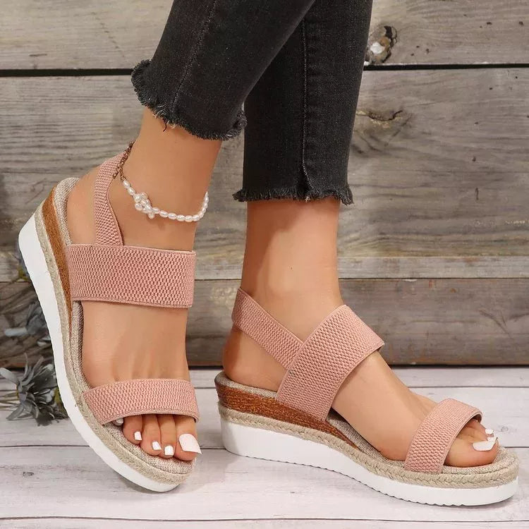 Open Toe Wedge Sandals