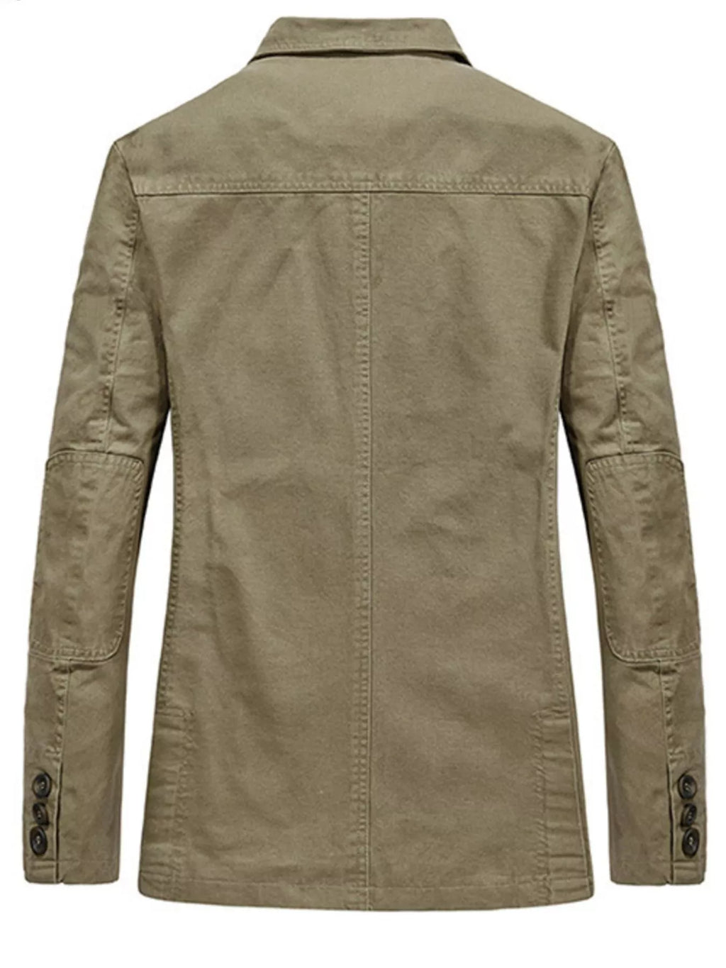 Men's Plus Size Lapel Collar Button Up Blazer