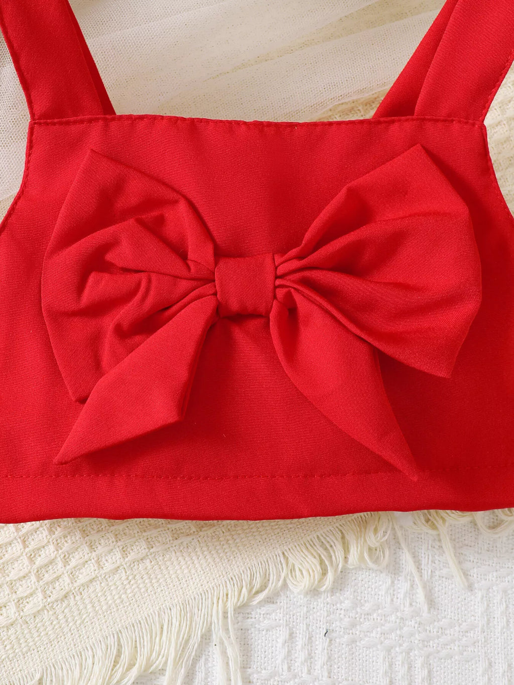 Children's Bow Tank and Shorts Set