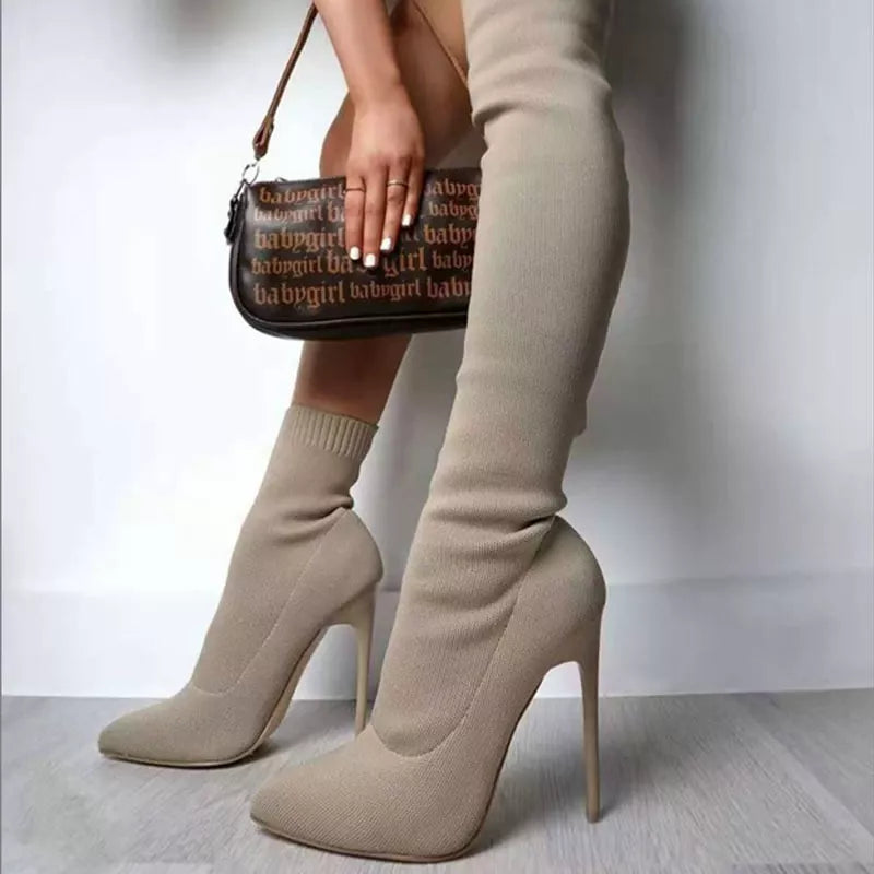 Point Toe Stiletto Boots