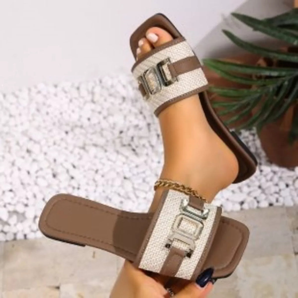 Open Toe Flats Sandals