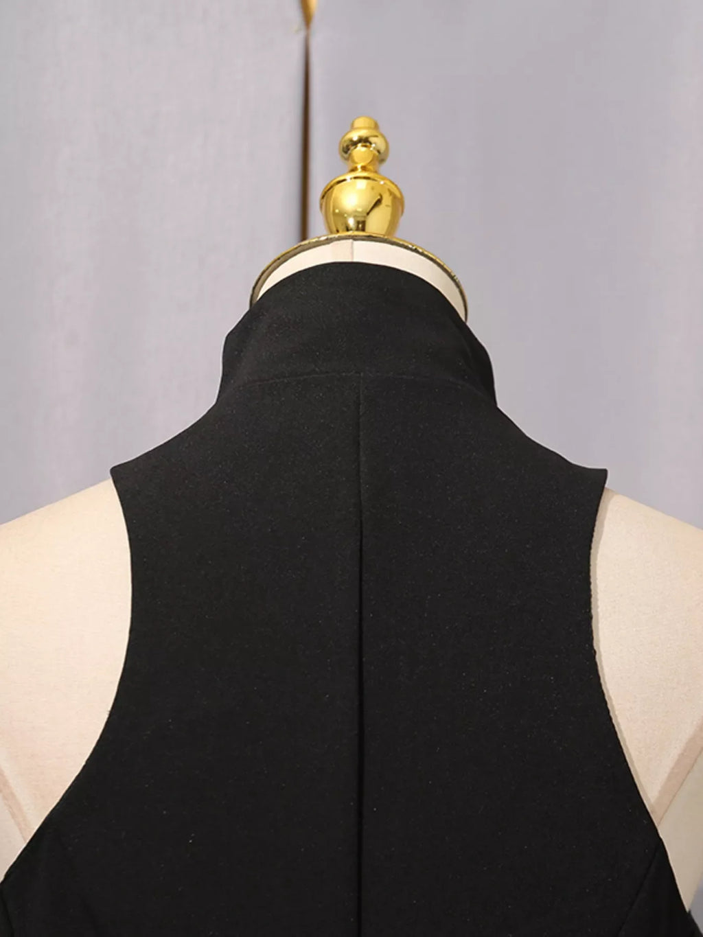 Zip Up Sleeveless Mini Dress