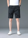 Men's Plus Size Drawstring Casual Shorts