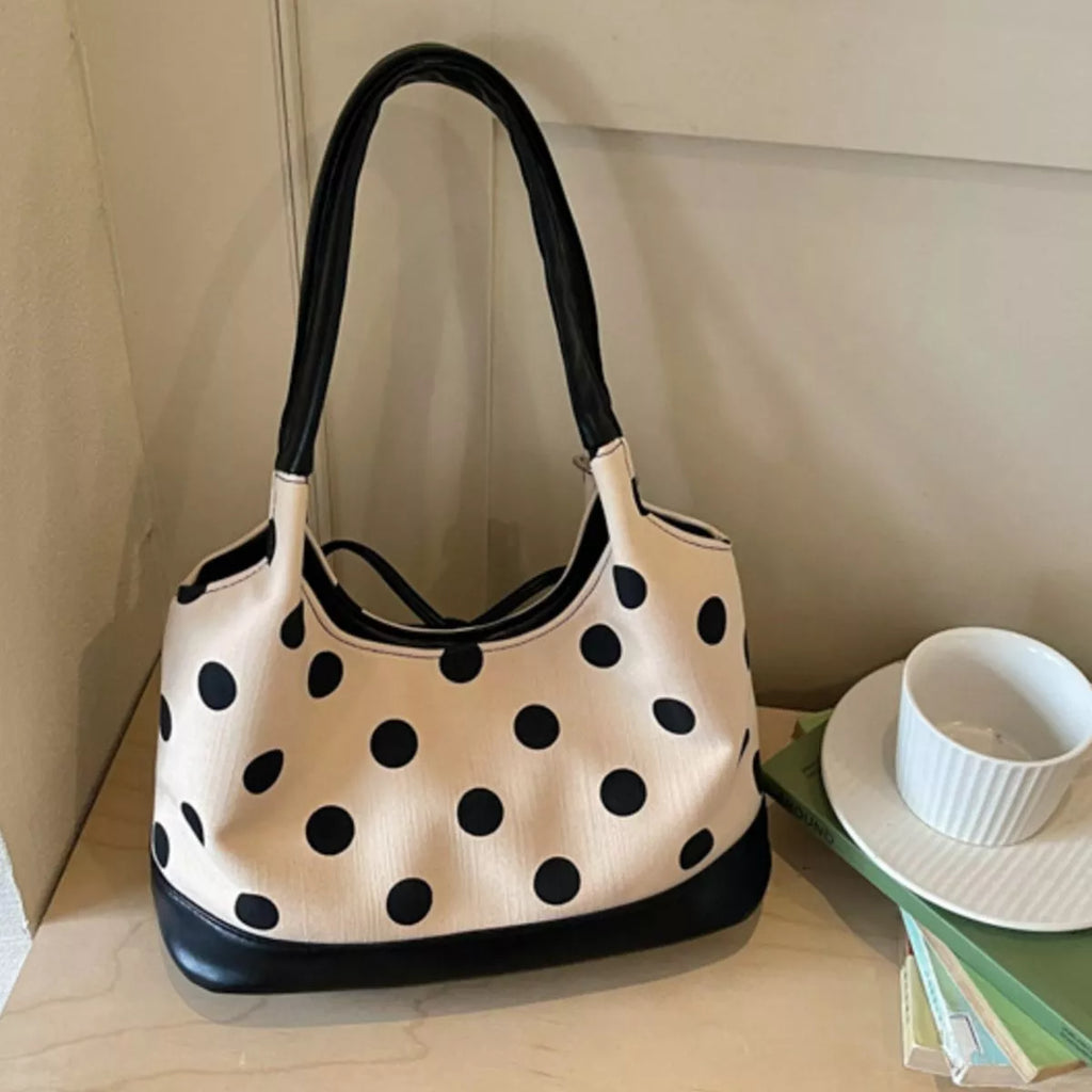 Polka Dot Shoulder Bag