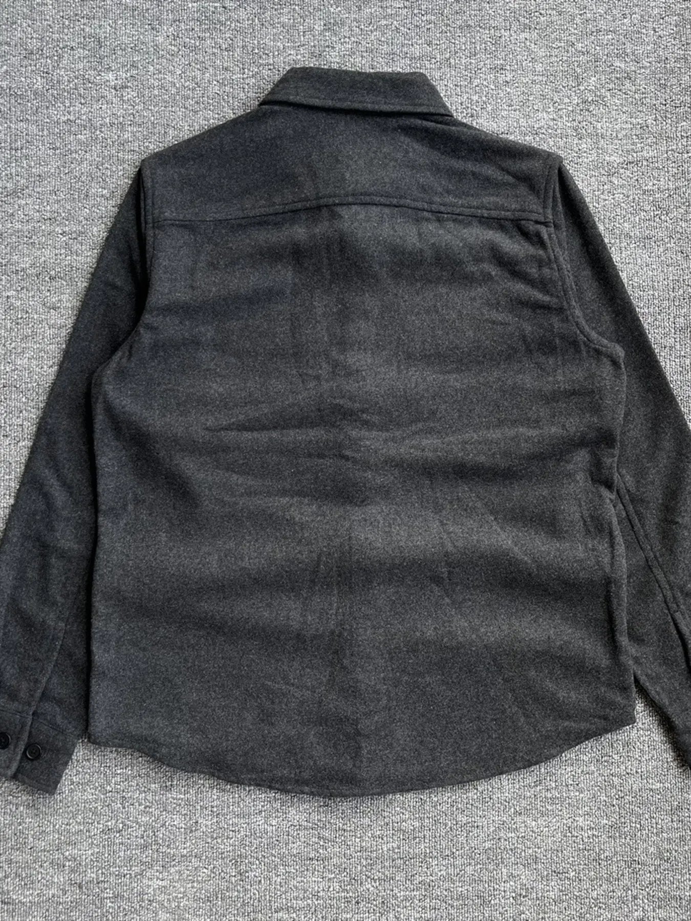 Men's Button Up Long Sleeve Shacket