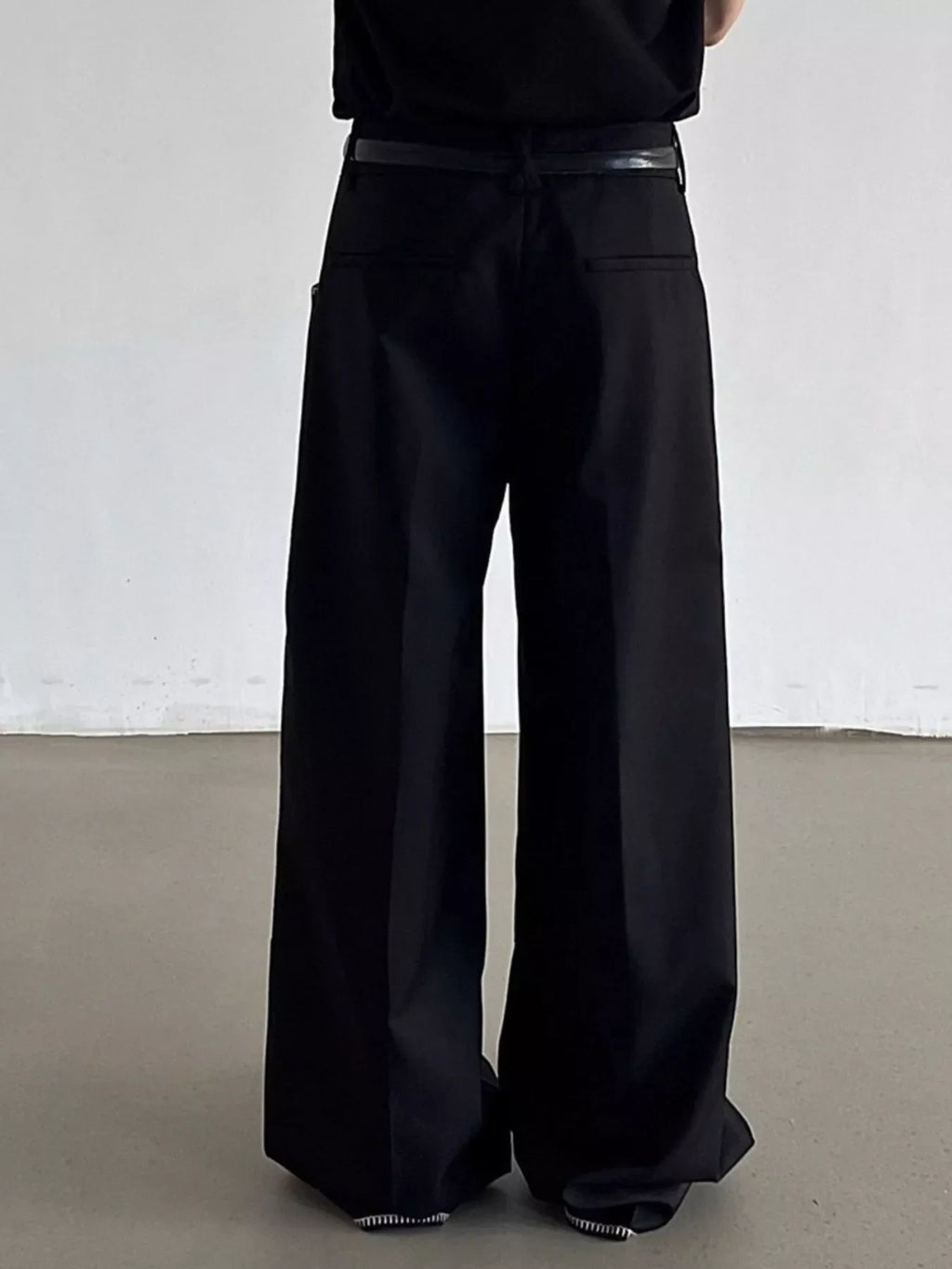 Men's Wide Leg Dress Pants