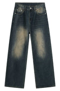 Mid Rise Jeans with Pockets