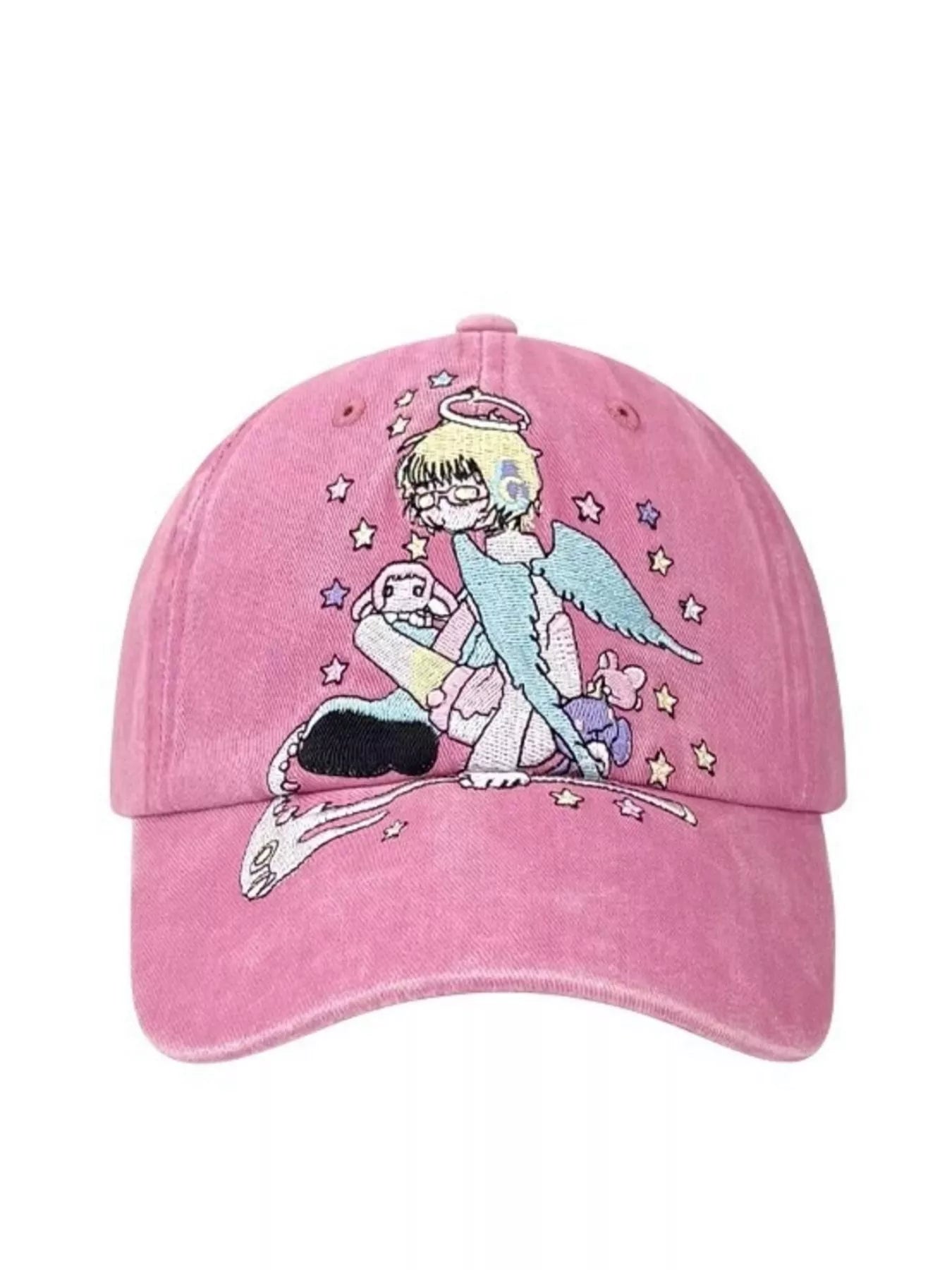 Embroidered Washed Baseball Cap