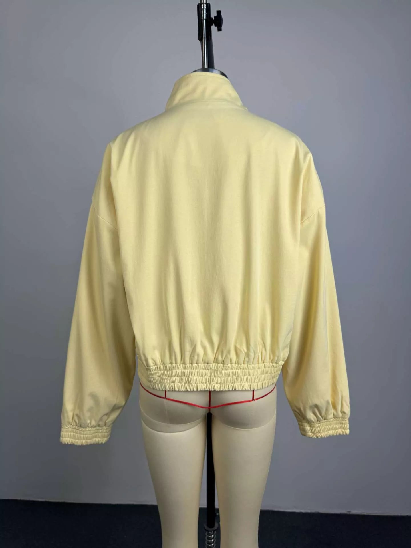 Zip Up Oversized Bomber Jacket