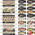 200 Pcs Rainbow Pride Wristlet and Keychains Bulk