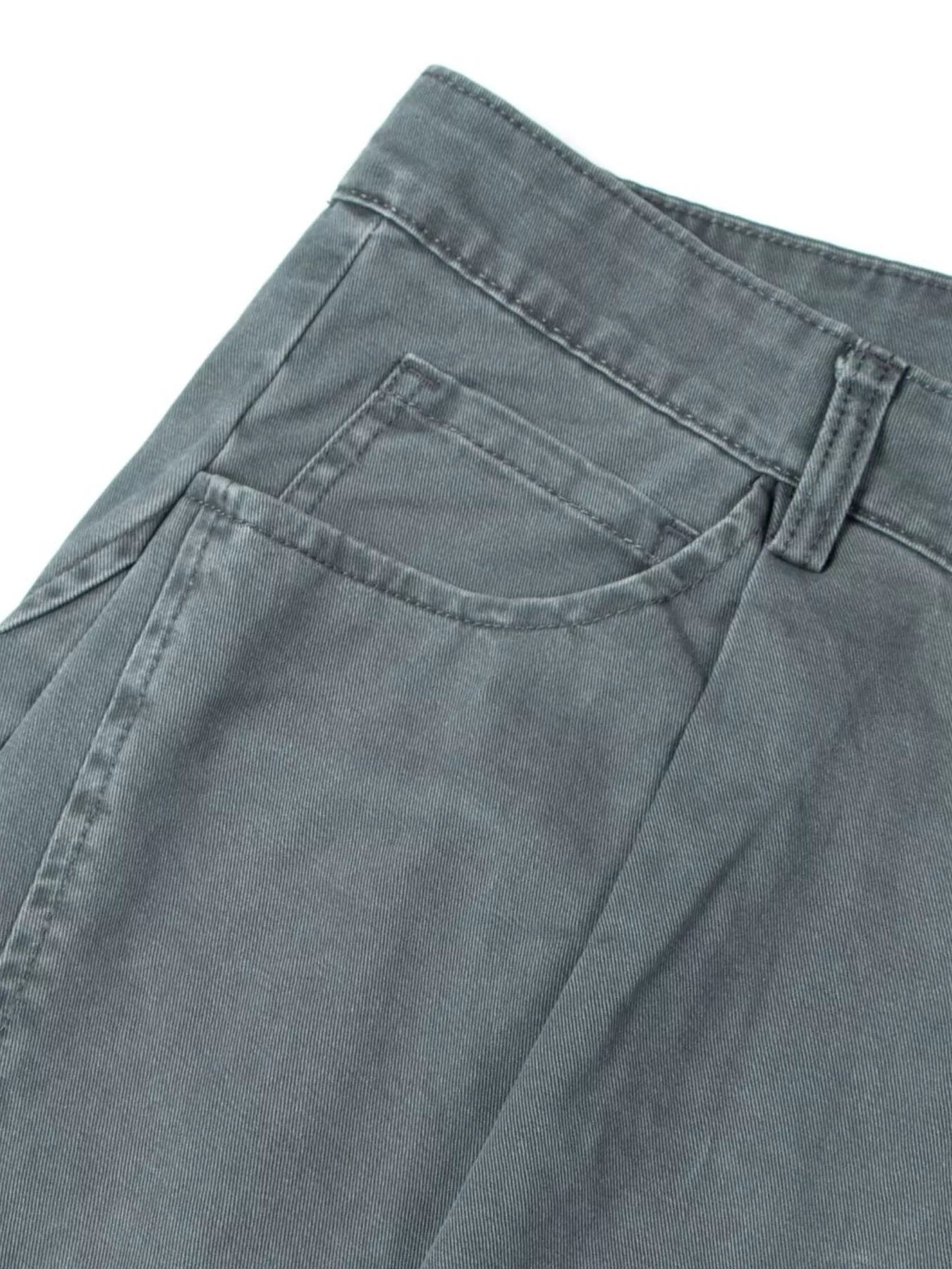 Men's Wide Leg Pleated Pants