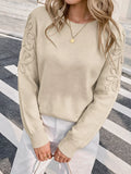 Floral Raglan Sleeve Sweater