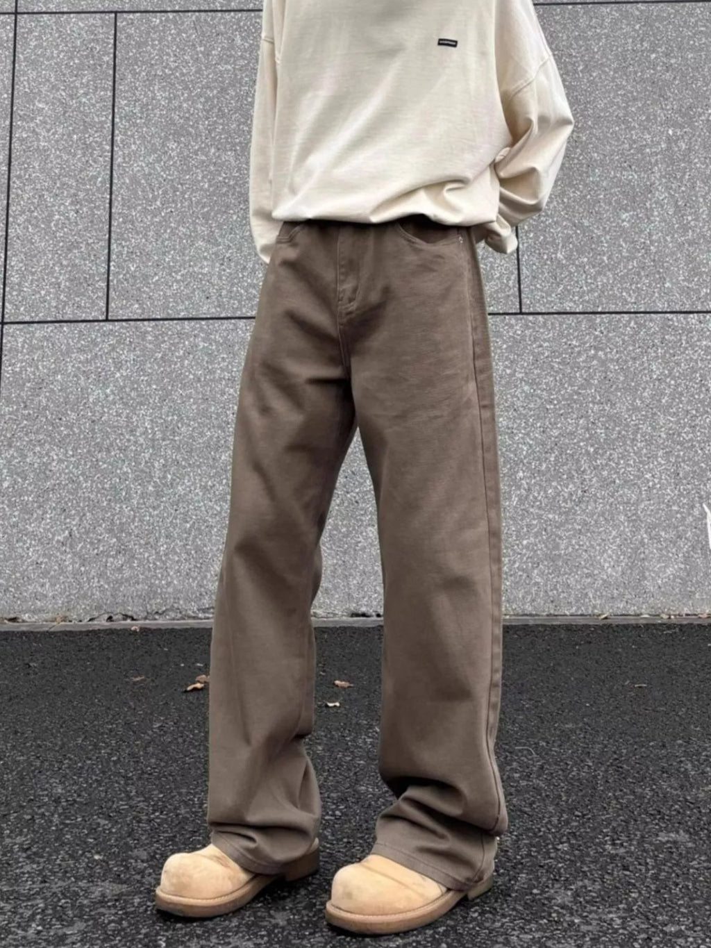 Men's Plus Size Comfortable Wide-Leg Casual Pants